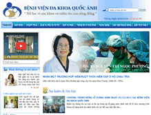 Tablet Screenshot of benhvienquocanh.com.vn
